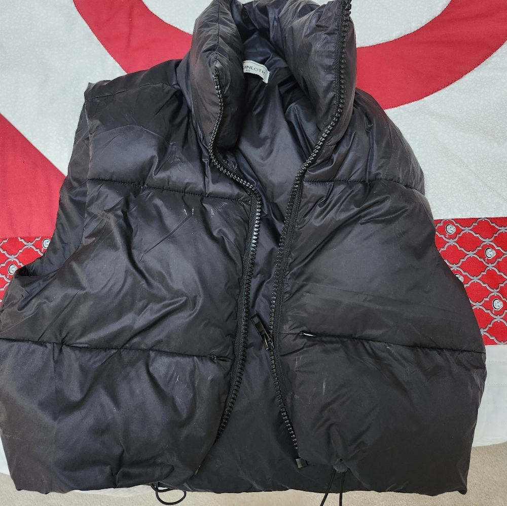 Black Puffer Vest